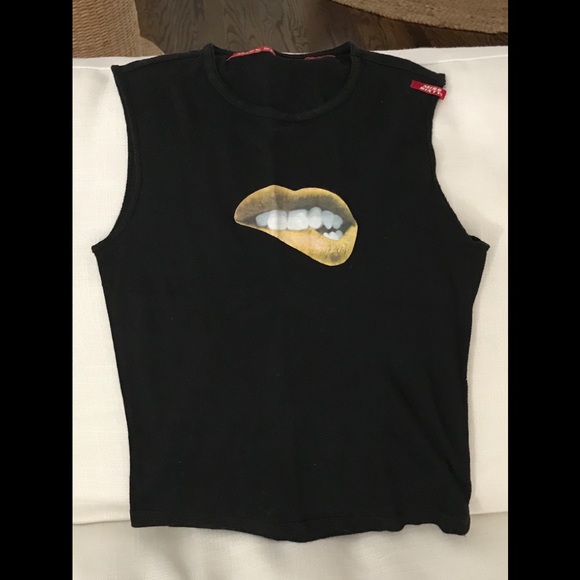 Miss Sixty Tops - RARE! Cult Classic 😎 XS Black Sleeveless